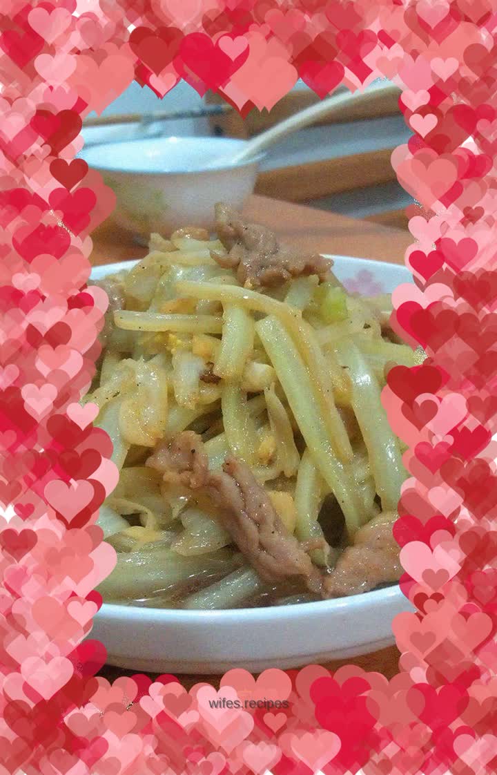 Vinegar cabbage sticks