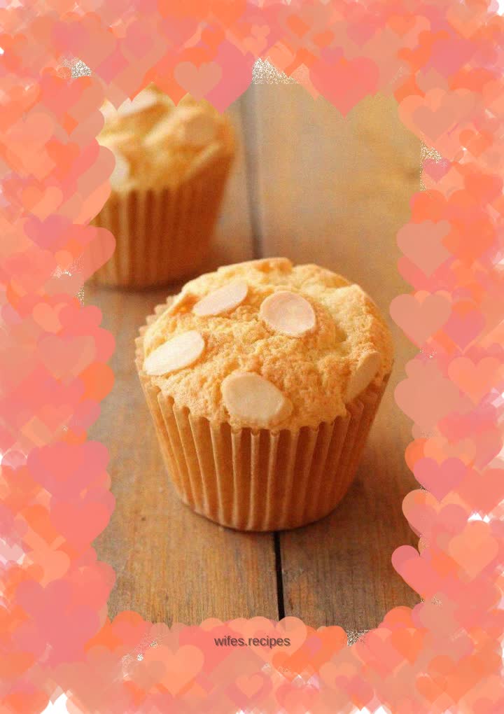 Almond muffin cake