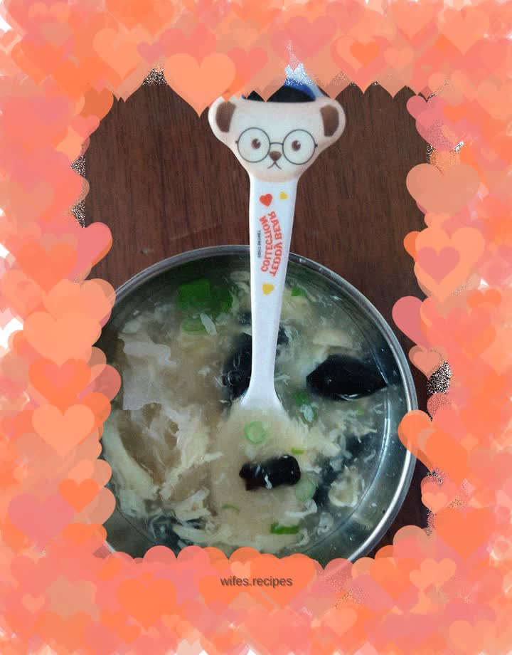 Tremella egg soup