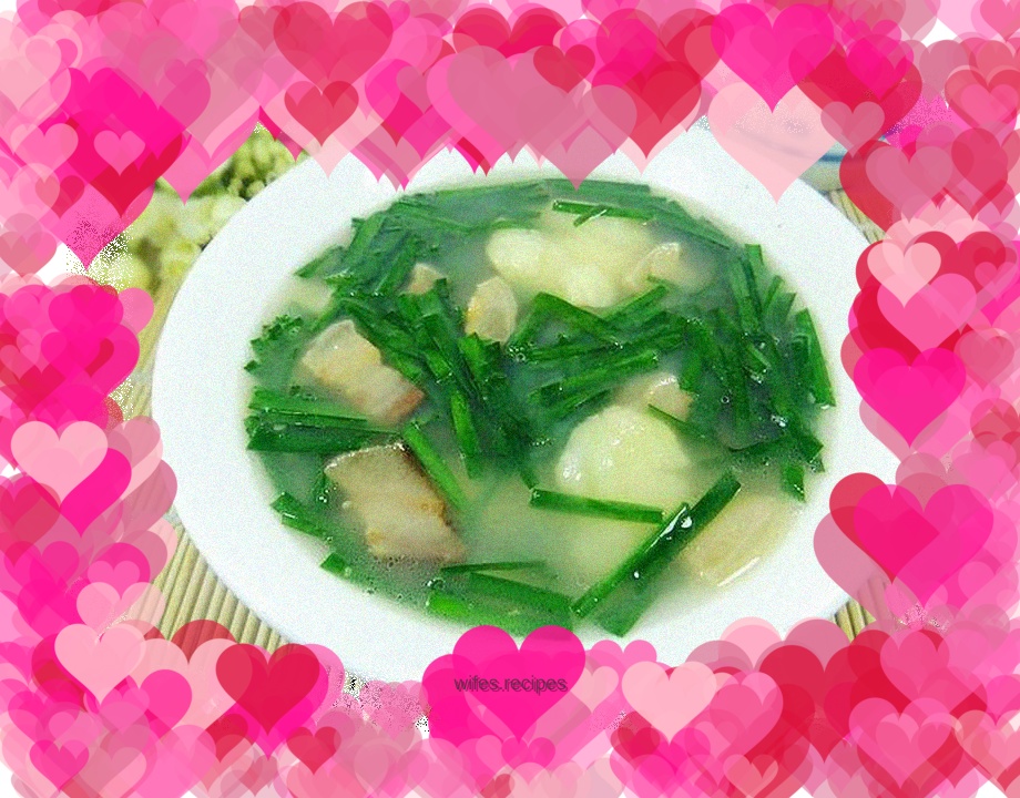 Potato and leek soup