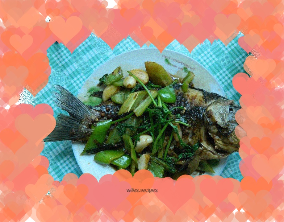 Braised crucian carp