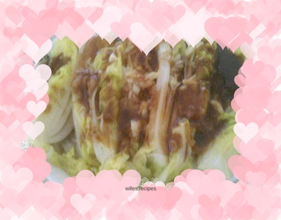 Baby Cabbage with Oyster Sauce and Garlic Sauce