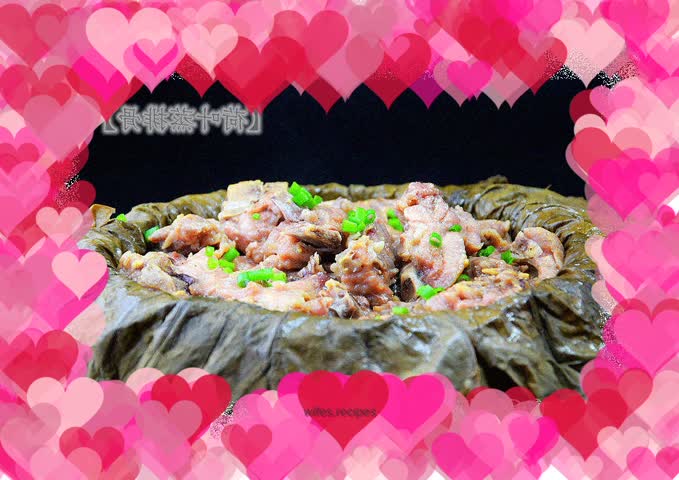 Make the spareribs refreshing and tender [Steamed Pork Ribs in Lotus Leaves]