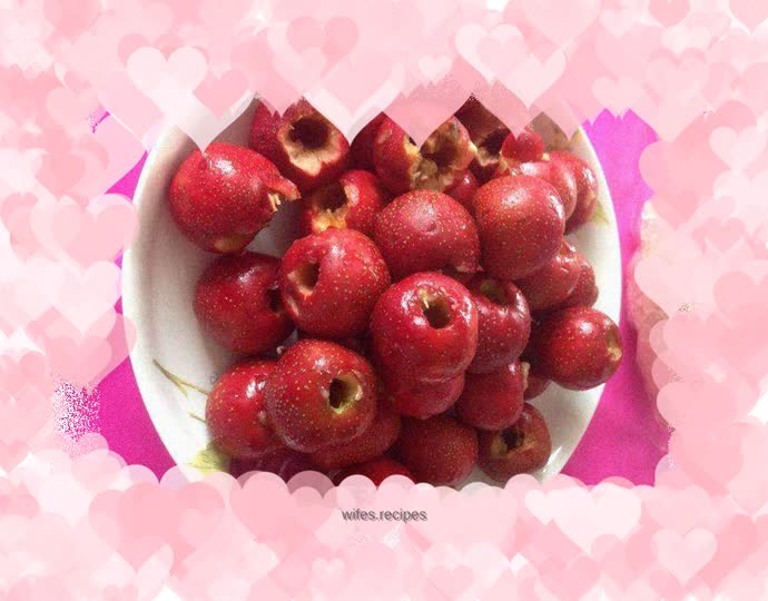 Hawthorn in sugar water