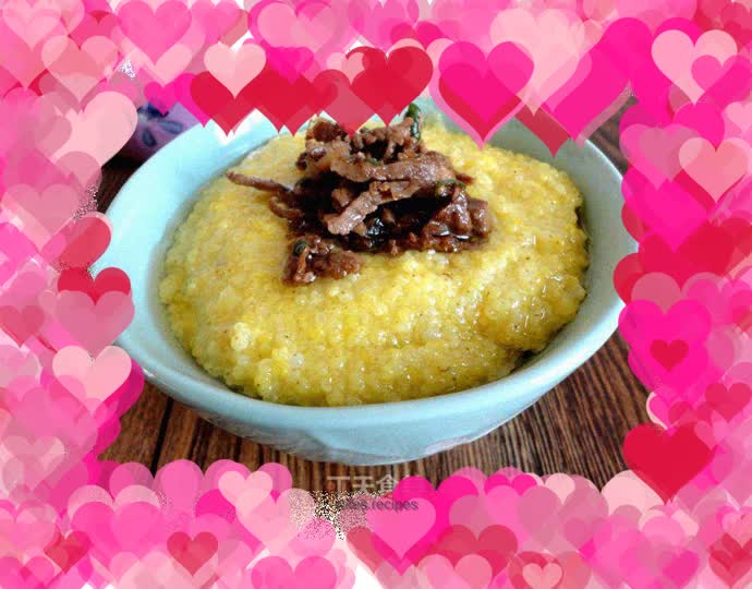 【Northeast】Pork shreds mixed with rhubarb rice