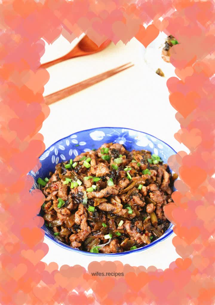Stir-fried shredded beef with pickled cabbage