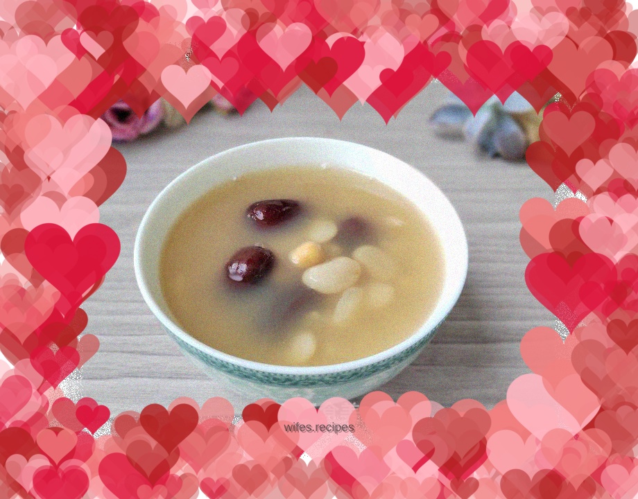 Chickpea, Red Date, Coix, and Lentil Soup