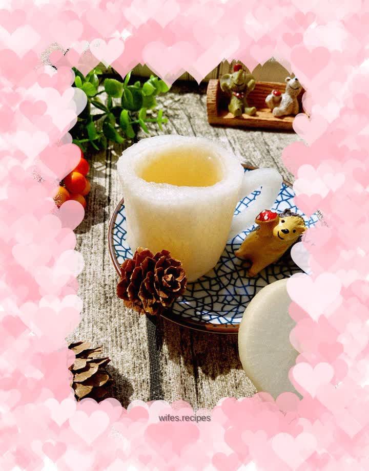 Honey radish cup