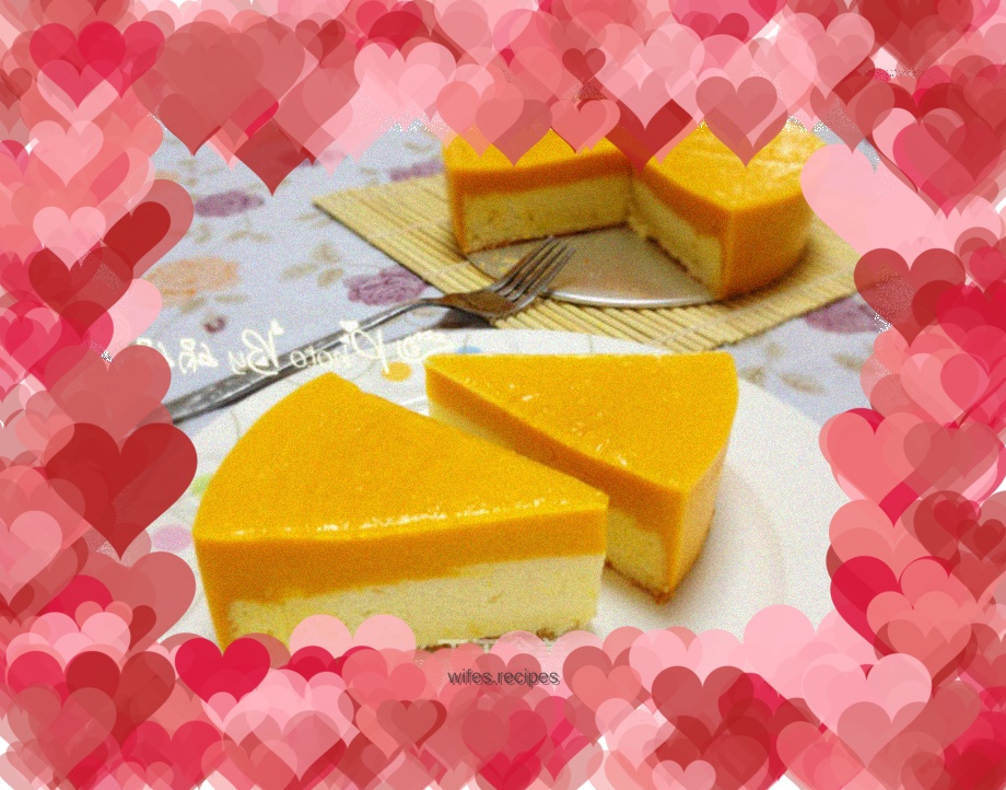 The cool summer on the tip of the tongue - pumpkin mousse cake