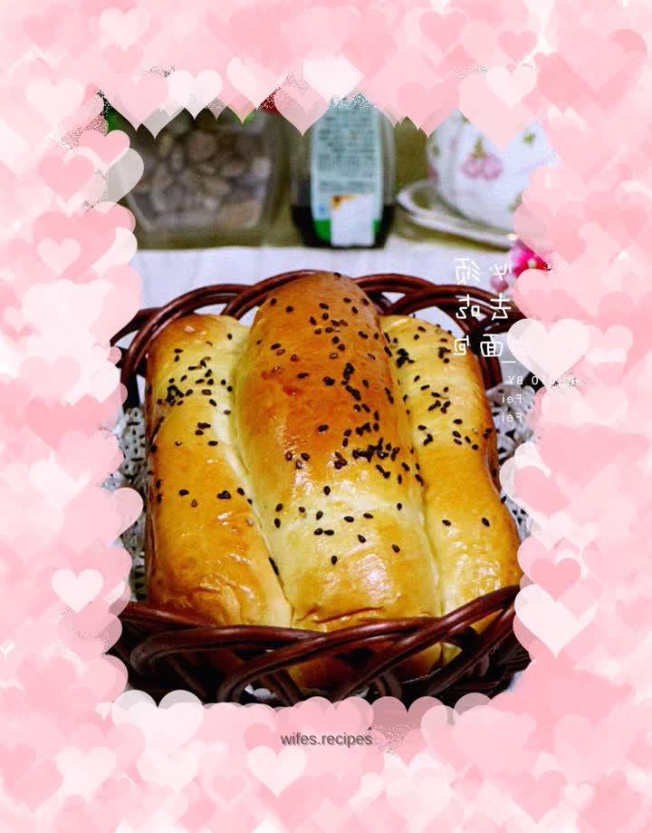 Bread machine version of sausage rolls