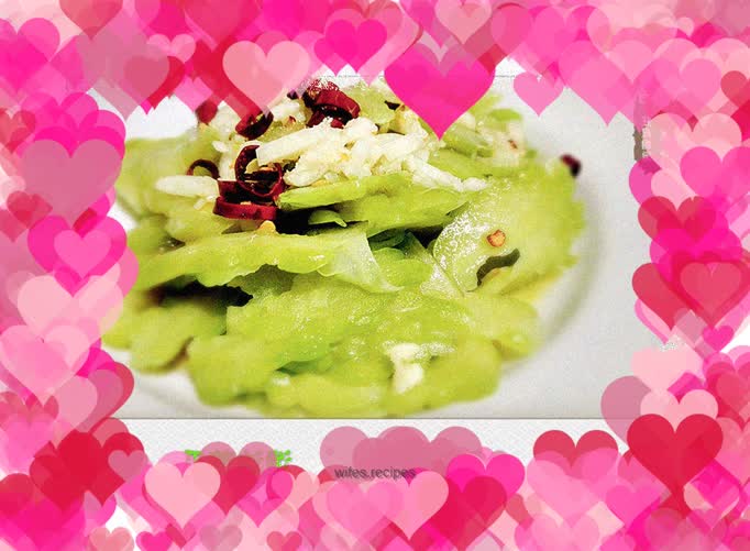 Bitter melon with oil