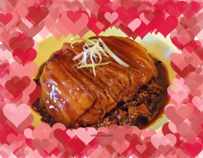 Braised pork with pickled vegetables