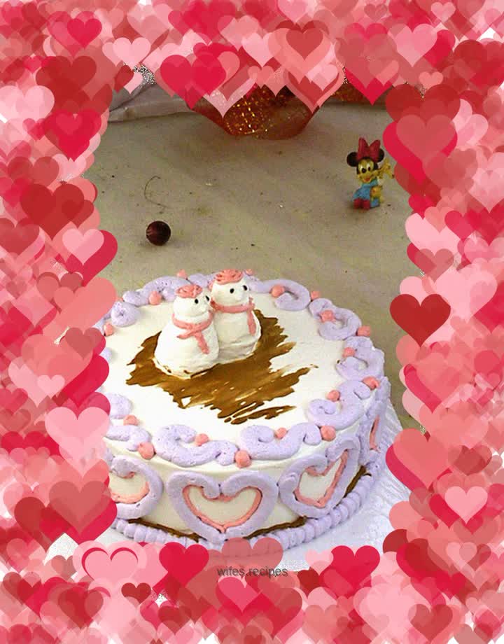 Snowman Decorated Cake