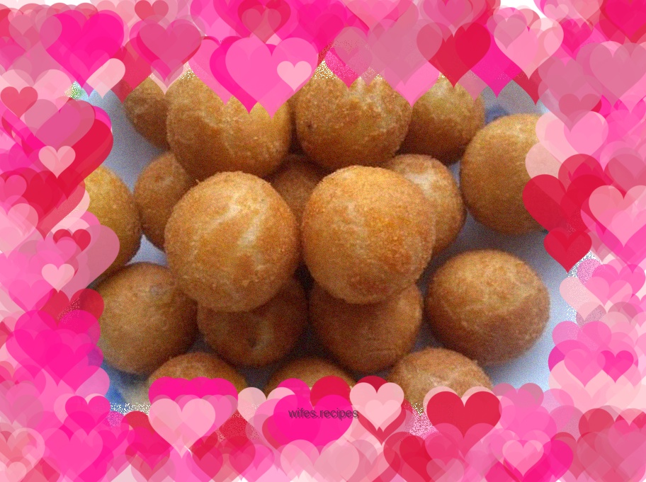 Taro and sweet potato balls