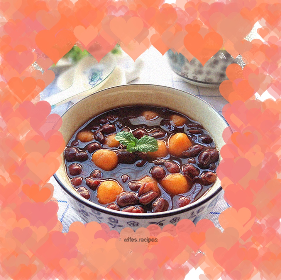 Red Bean and Pumpkin Ball Soup