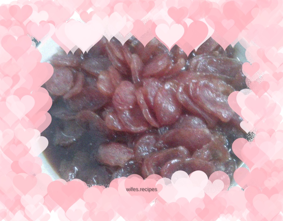 Steamed soy sauce sausage