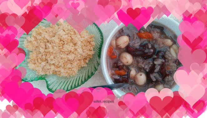 Lotus seed and jujube health porridge