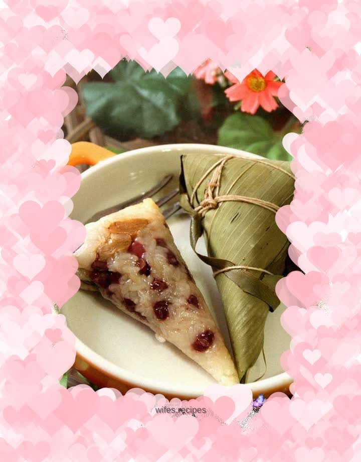 Sweet bean and jujube rice dumplings