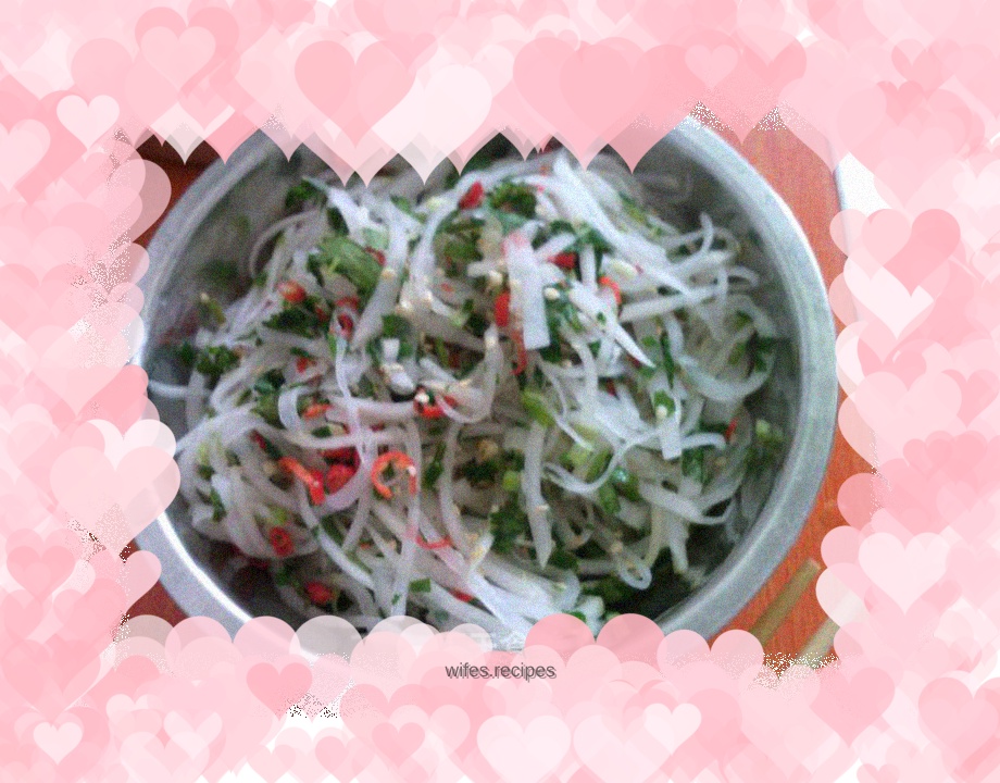 Cold Sour Radish Shreds