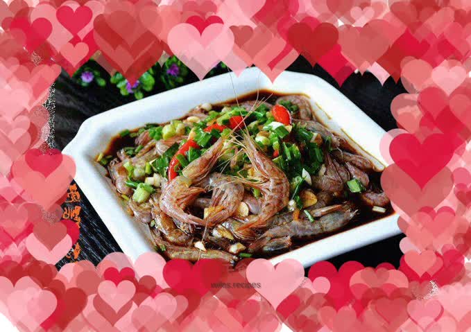 Braised shrimp
