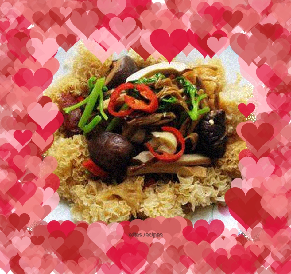 Home-cooked stir-fry --- Fungi dancing