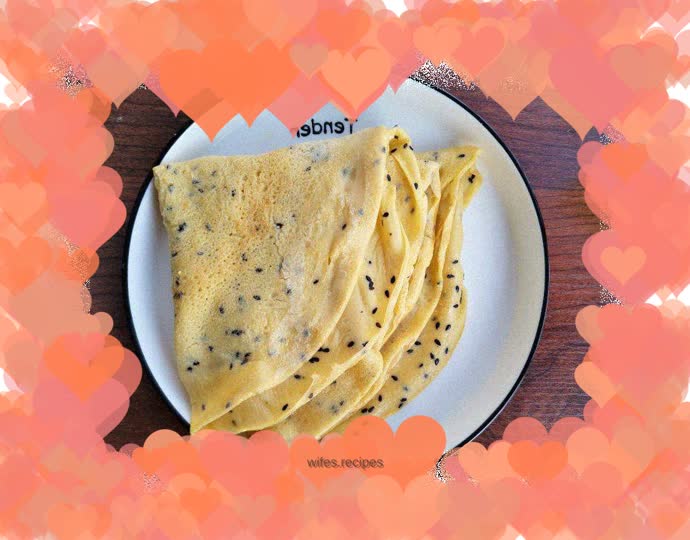 Black sesame soft cake