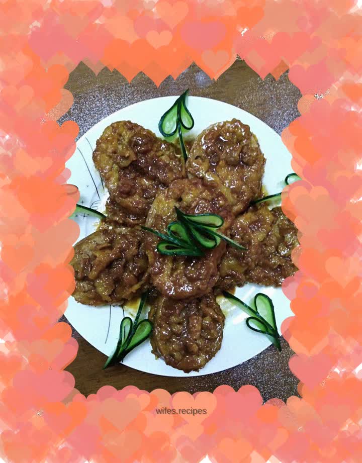 Postpartum meal series - lotus root with pork in sauce
