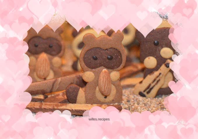 Cartoon animal cookies