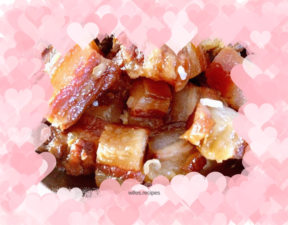 Homemade Cantonese bacon