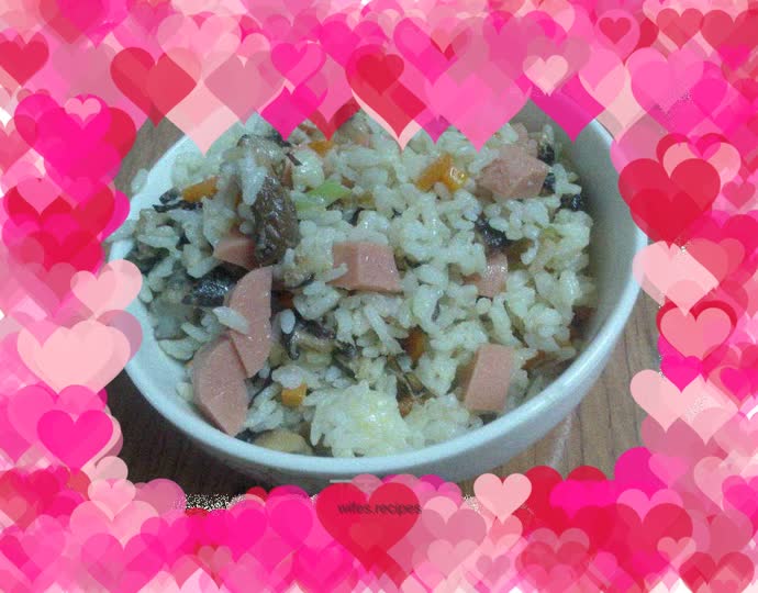 Mushroom and Egg Fried Rice