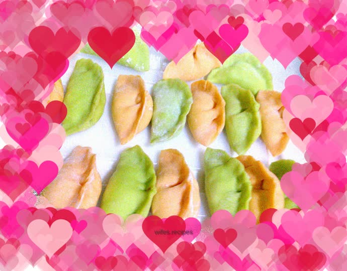 Colorful dumplings