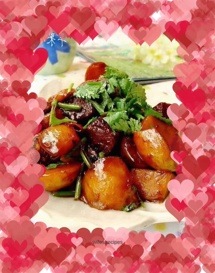 Braised Potato and Meatballs