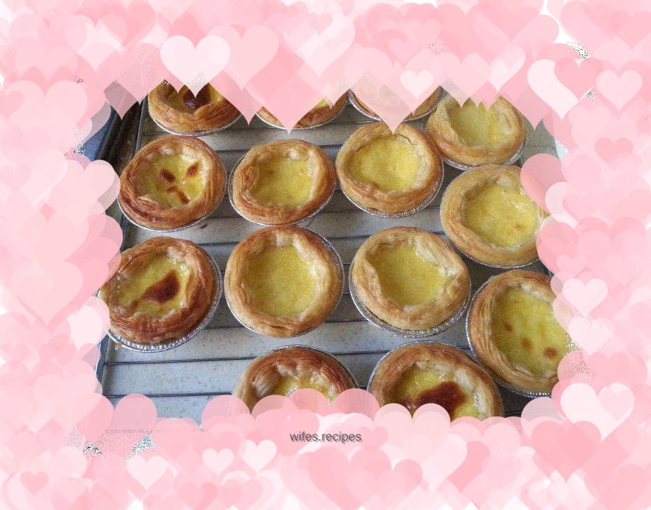 Super simple lazy version of egg tarts