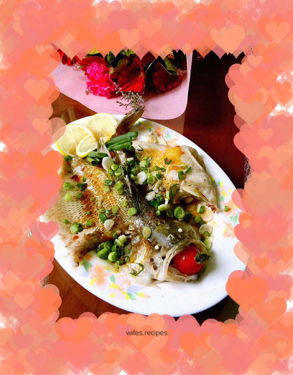 Steamed seabass