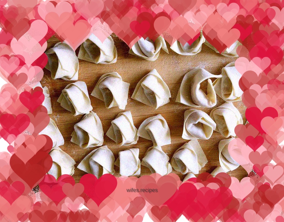 Return to nature--[The original appearance of wontons]