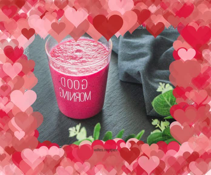 Dragon fruit beauty fruit and vegetable juice