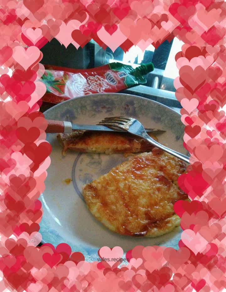 Rice and egg pancakes