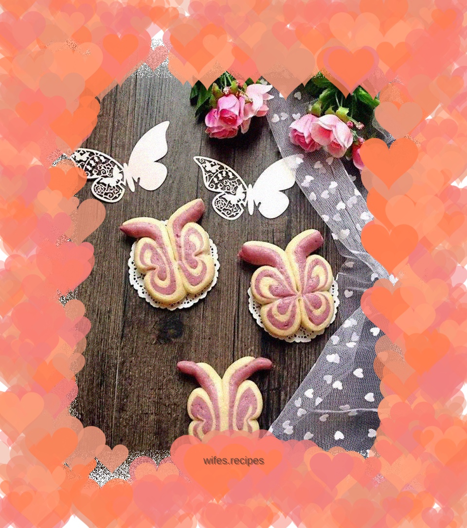 Purple Sweet Potato Butterfly Roll