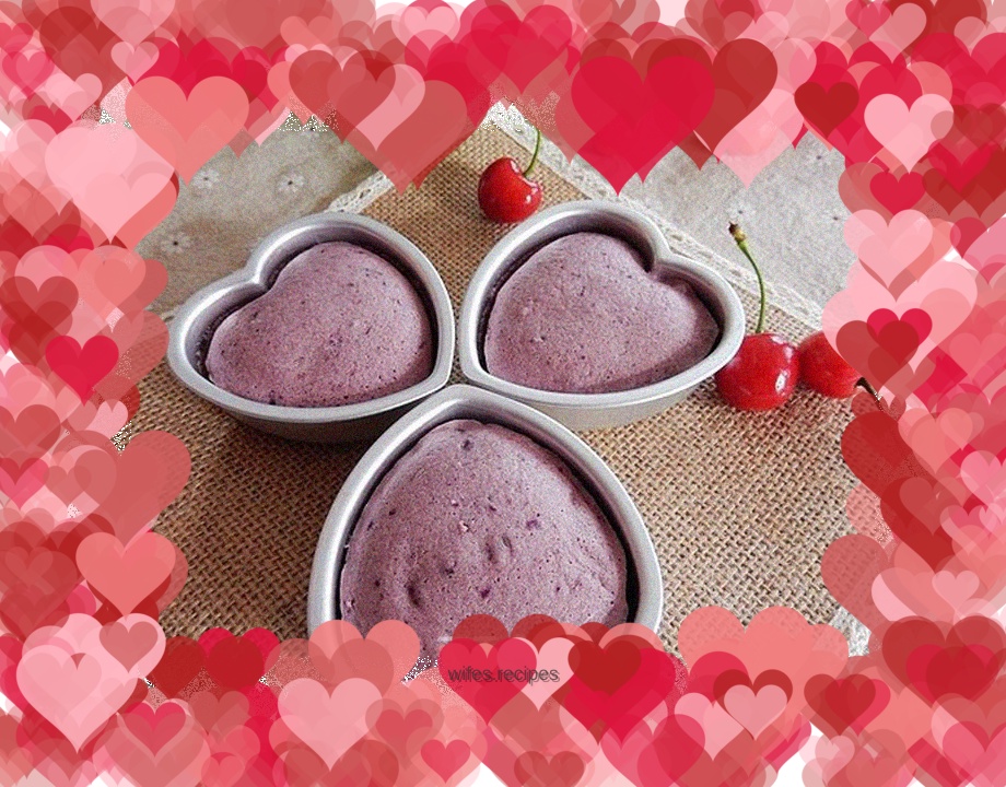 Purple sweet potato cake