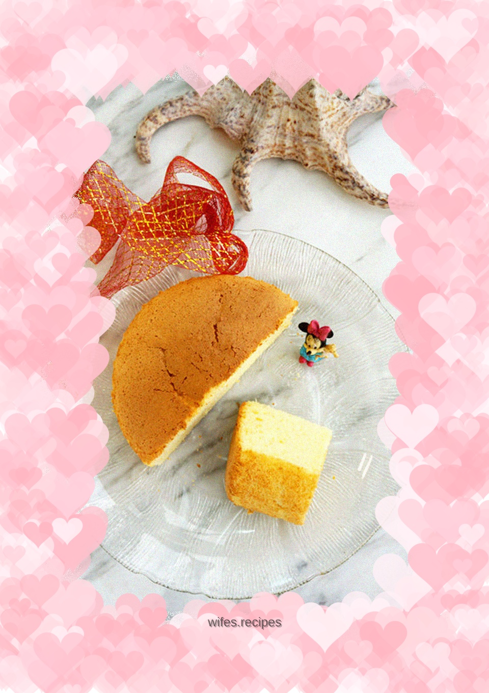 Parmesan chiffon cake