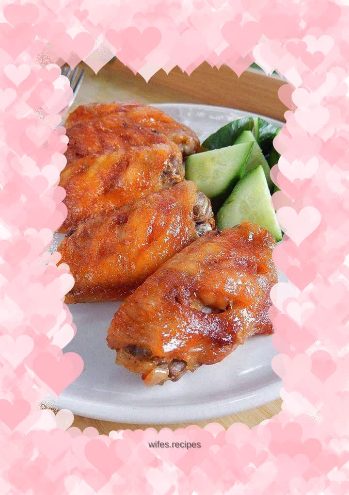 Microwave grilled wings