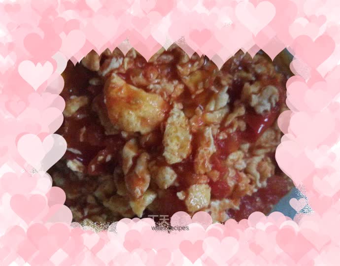 Scrambled eggs with tomatoes