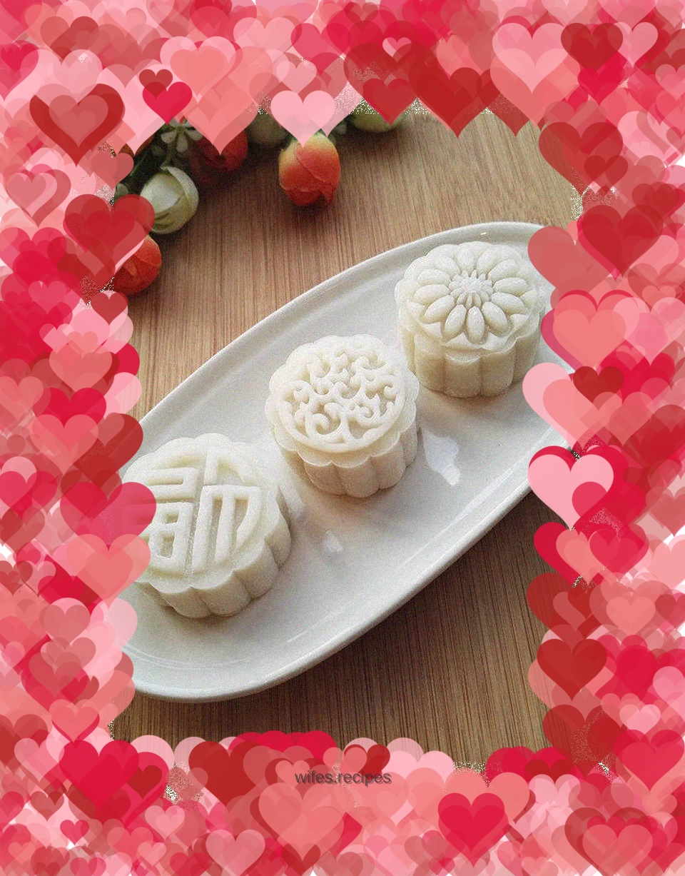 Snowskin White Bean Paste Mooncake