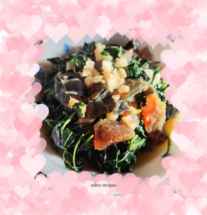 Chili leaves for soup