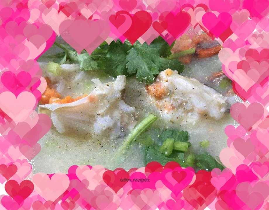 Casserole Crab Porridge