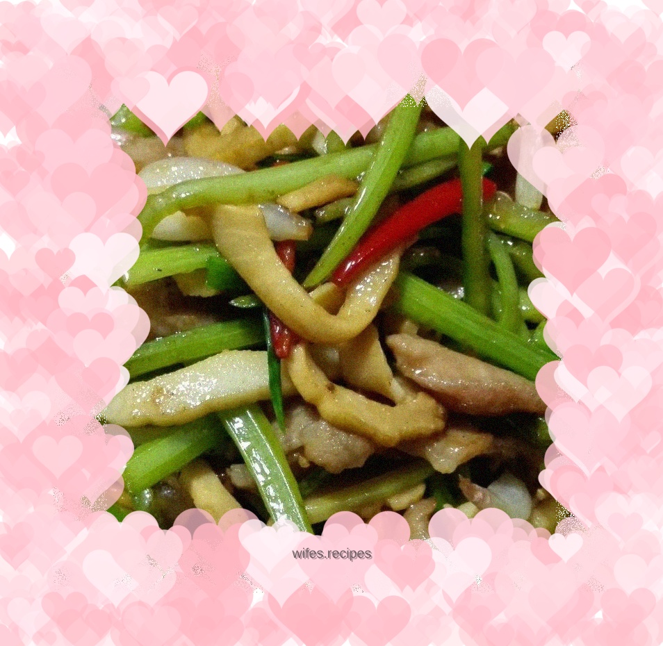 Fried three shredded spring bamboo shoots