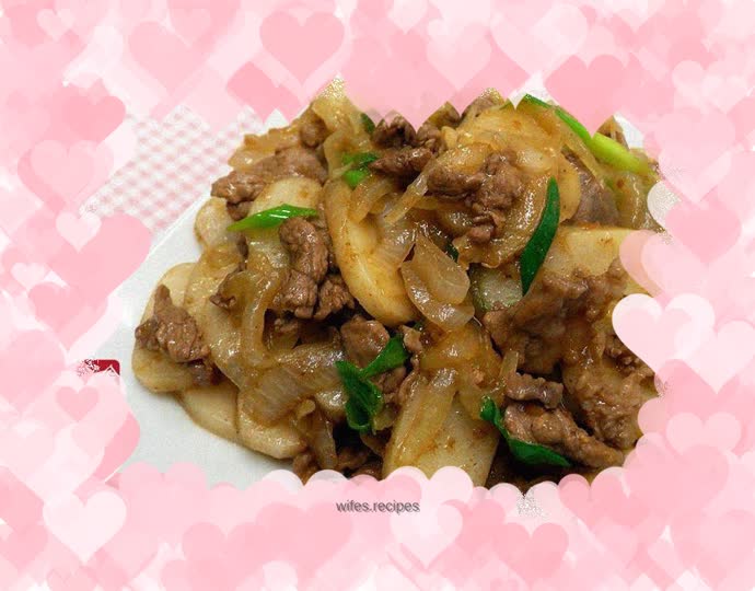 Shacha beef rice cake I♥rice cake 1