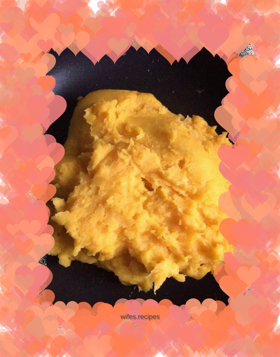 Oil-free custard filling