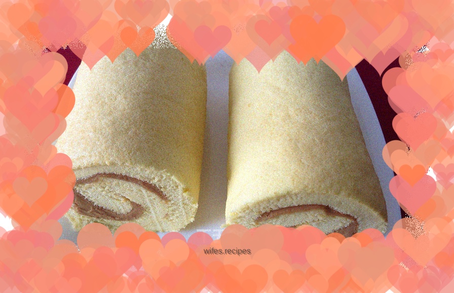 Weekend afternoon snack----------Peanut butter cake roll