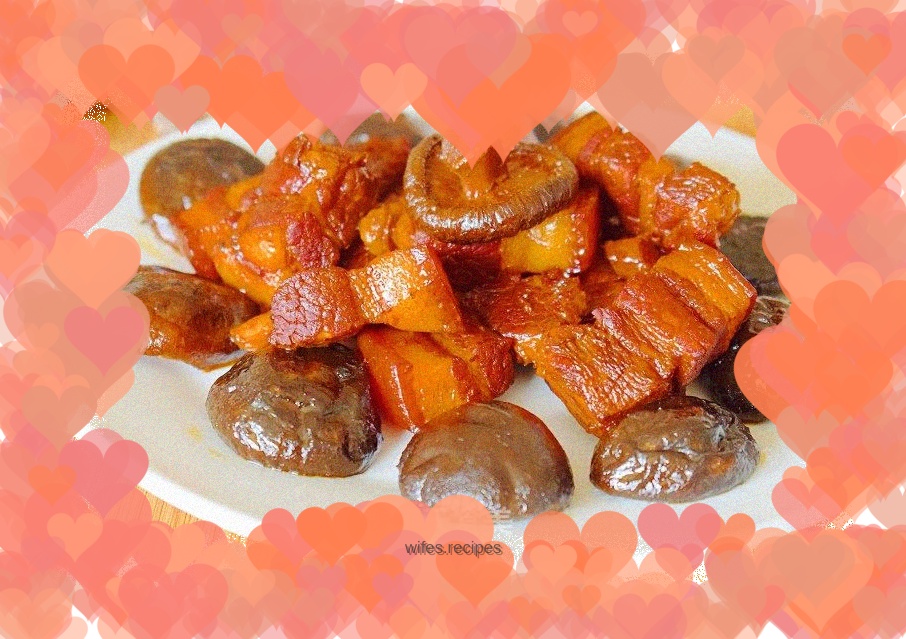 Braised Pork with Mushrooms